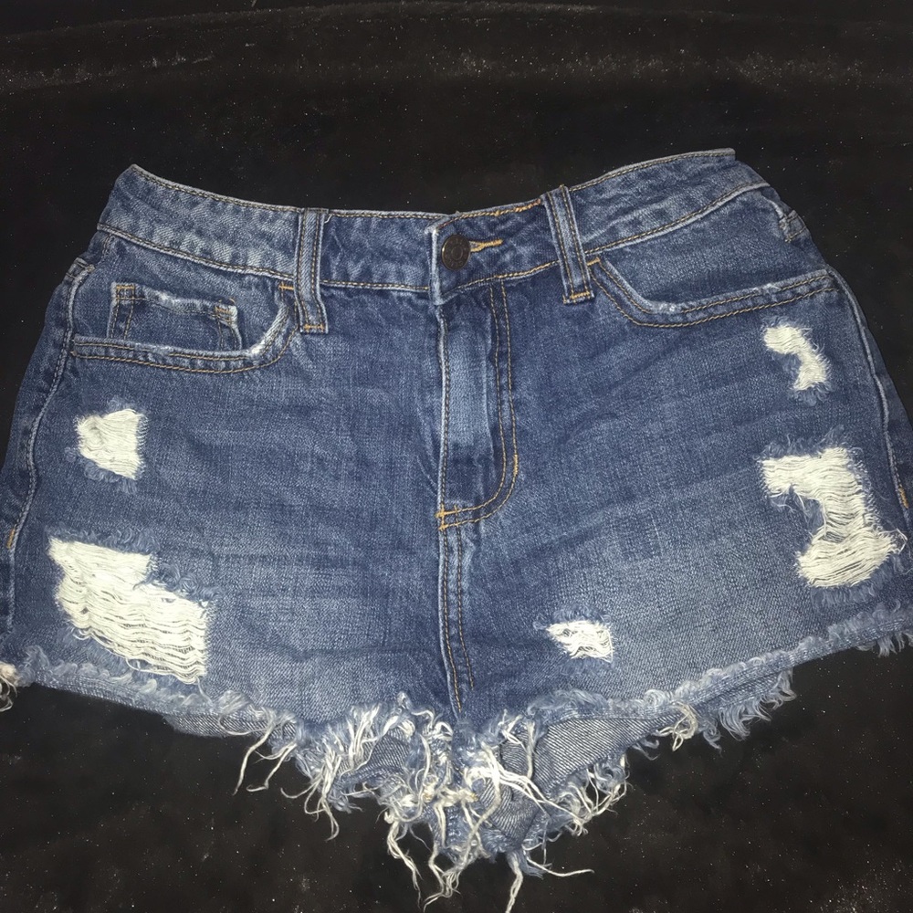 Denim shorts